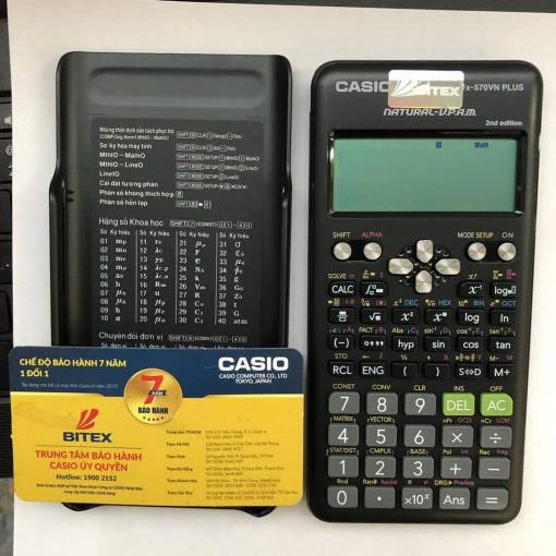 [ Combo Bitex Ưu Đãi ] - Máy Tính Khoa Học Casio FX-570VN PLUS [1] + Bút Bi Xanh Bitex G03 [3]