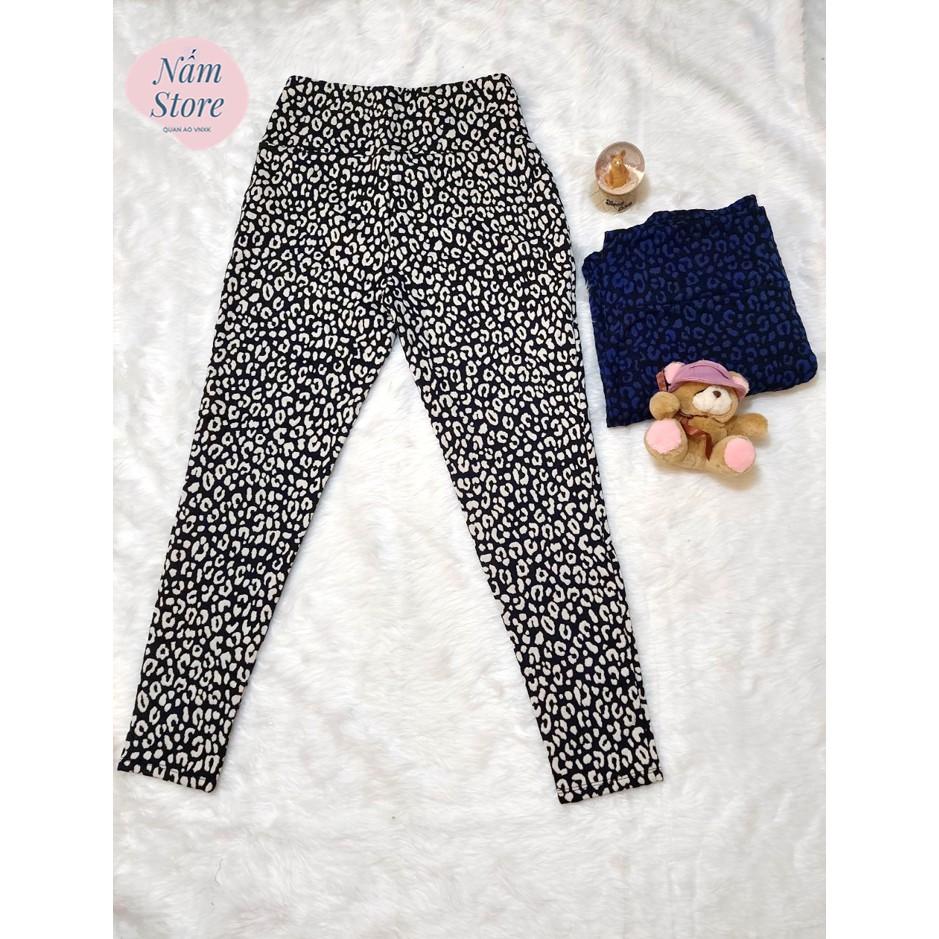 Quần Legging DA BÁO xuất xịn - Hàng Việt Nam Xuất Khẩu