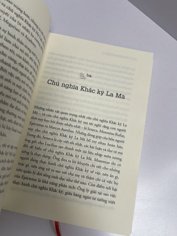 [15 năm Thaihabooks] CHỦ NGHĨA KHẮC KỶ - Phong cách sống bản lĩnh và bình thản - William B.Irvine - bìa cứng