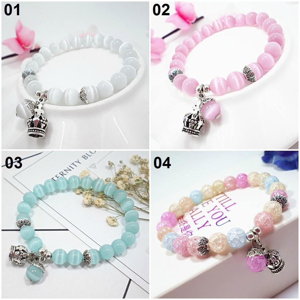 Vòng tay charm vương miện