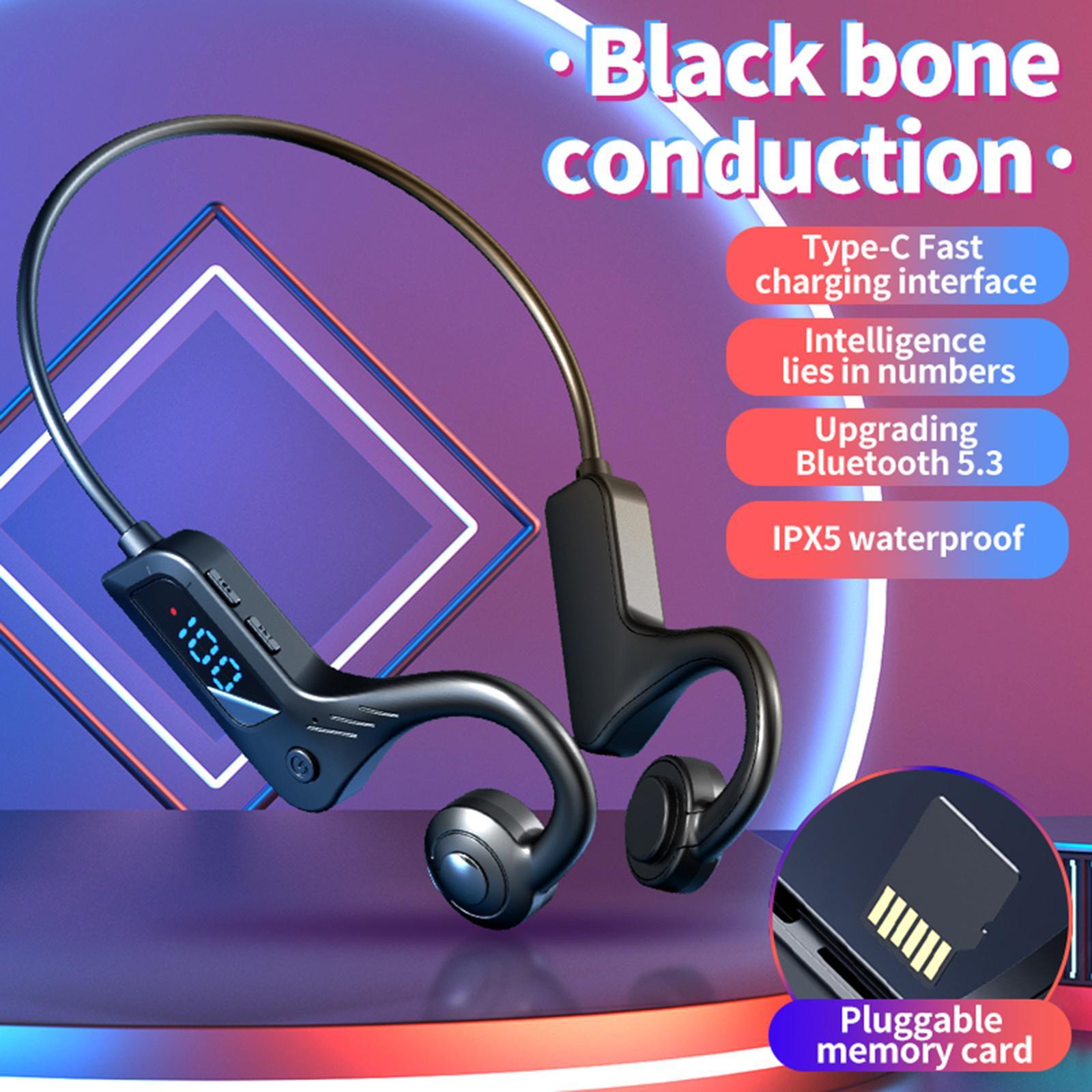 Open Ear Headphones 5.3 Compact Wireless Sports Headset for Running