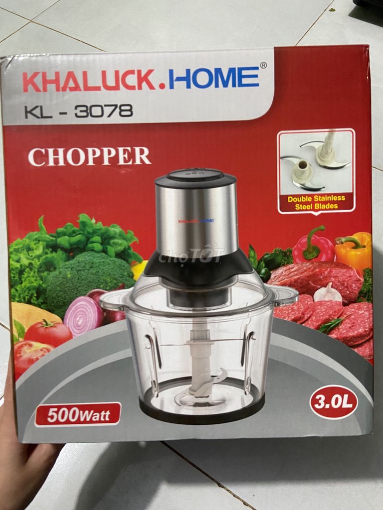 Máy xay thịt Khaluck.Home KL-3078[Hàng chính hãng]