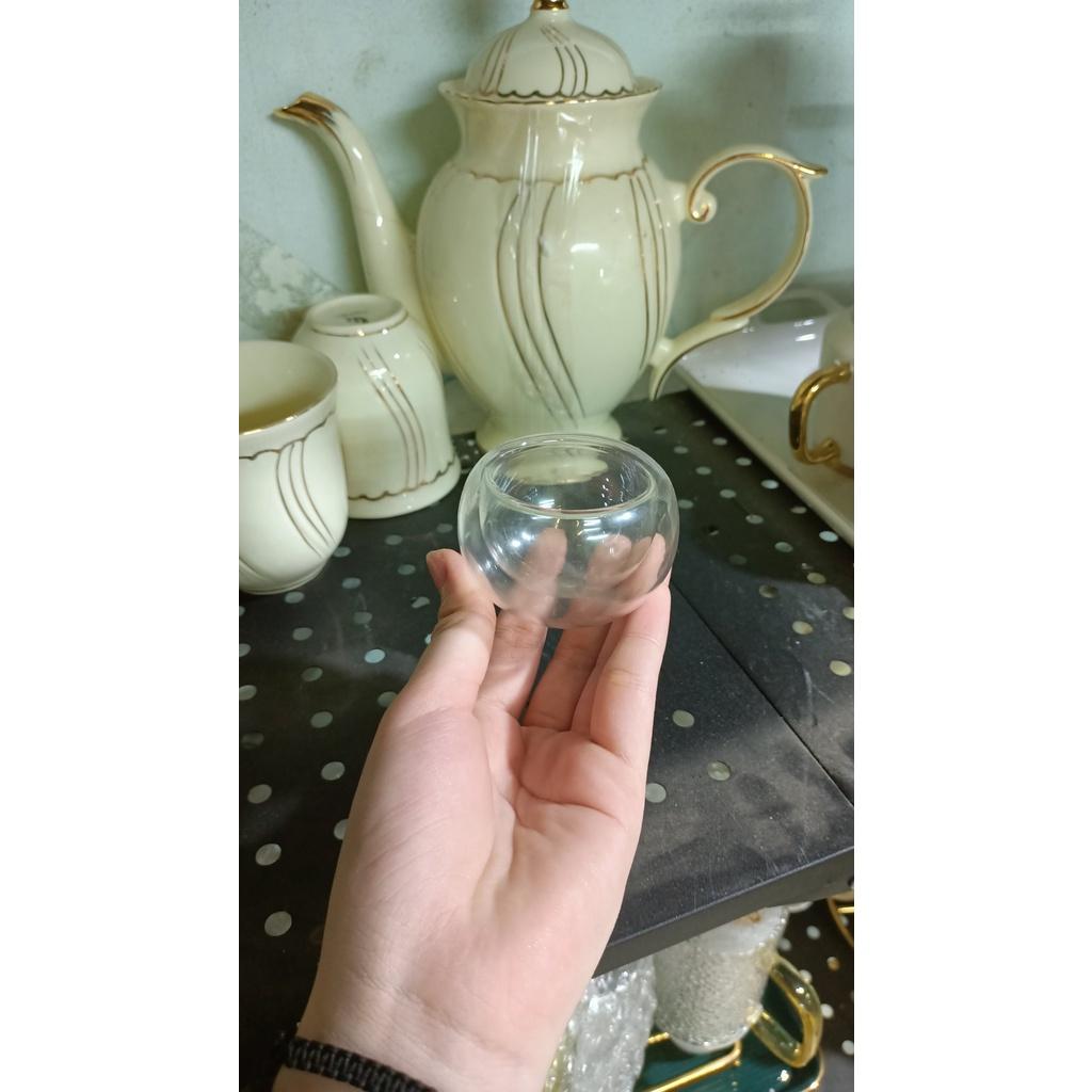 Bình lọc trà thuỷ tinh chịu nhiệt cao cấp lõi lọc Inox 304 600ml