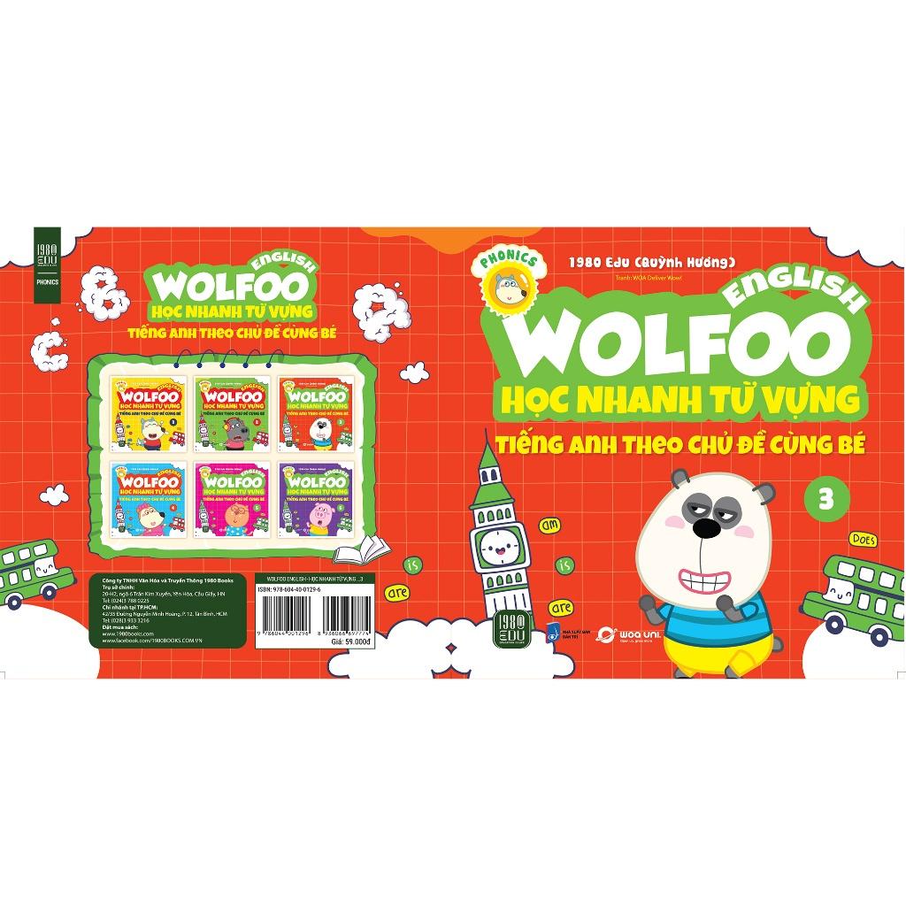 Wolfoo English – Học Nhanh Từ Vựng Tiếng Anh Theo Chủ Đề Cùng Bé 3 - Bản Quyền