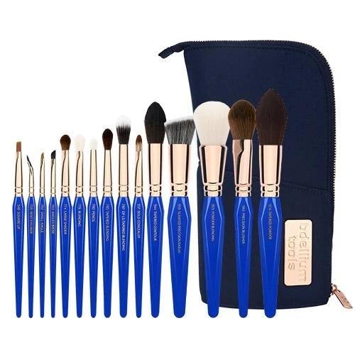 Bộ Cọ Trang Điểm Bdellium GOLDEN TRIANGLE PHASE II COMPLETE 15PC. BRUSH SET WITH POUCH