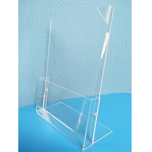 Kệ để giấy 1 ngăn khổ A5 đứng mica 2mm