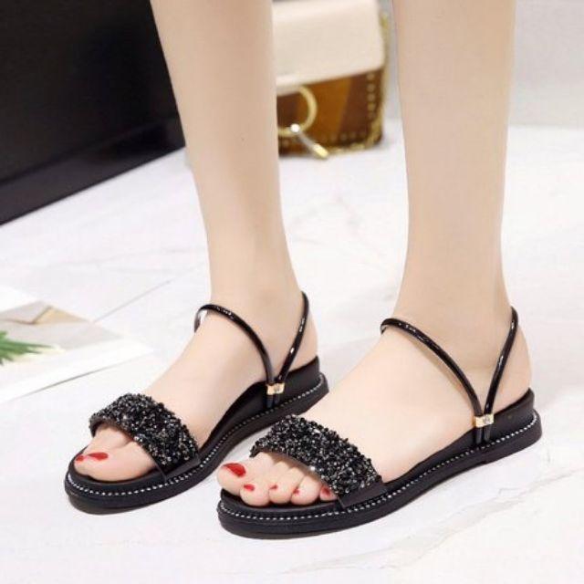 DÉP NỮ | SANDAL NỮ 2 KIỂU ĐI ĐÍNH CƯỜM