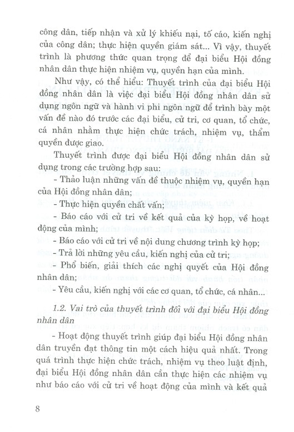 Kỹ Năng Cơ Bản Dành Cho Đại Biểu Hội Đồng Nhân Dân Các Cấp