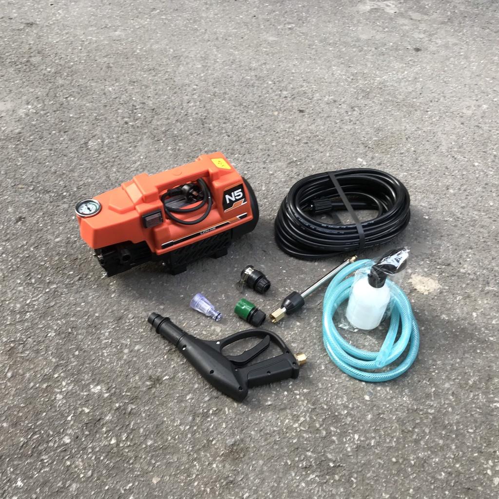 Máy Rửa Xe Áp Lực Cao LCN Dây Đồng Chính Hãng. Máy Rửa Xe Mini Hàng Loại 1