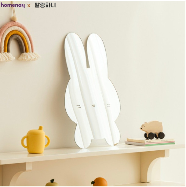 Gương thỏ cho bé - Malang honey - Trang trí phòng ngủ