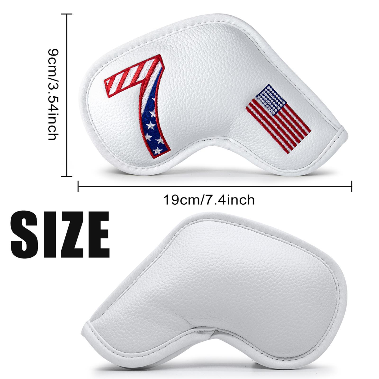 10x Golf Iron Headcover Club Head Cover Training Equipment 4-9,P,A,S,x