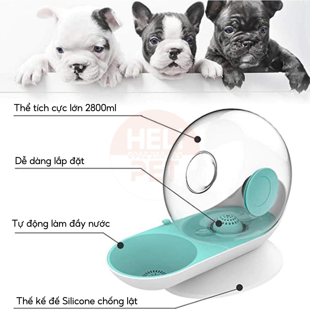 Máy lọc nước tự động hình con ốc cho chó mèo Máy Uống Nước Cho thú cưng - HeLiPet