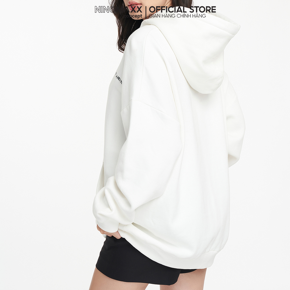 NINOMAXX Áo hoodies Nữ chất liệu cotton tay dài 2205002