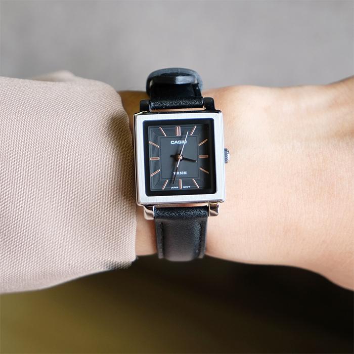 Đồng Hồ Nữ Dây Da Casio Nữ LTP-E176L-1AVDF | LTP-E176L-1A