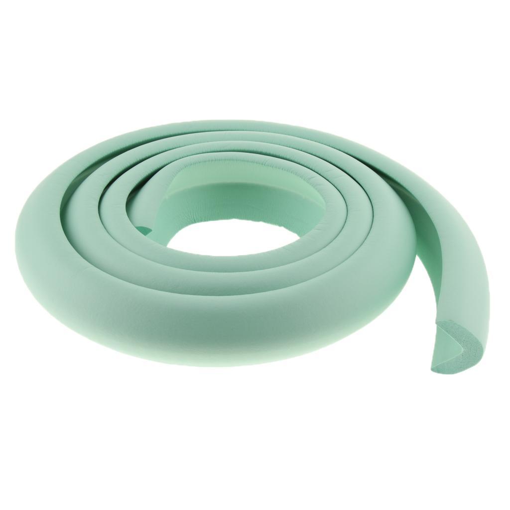2M Length Child Indoor L Shape Rubber Strap Edge Guard Baby Safety Corner Protection Cushion