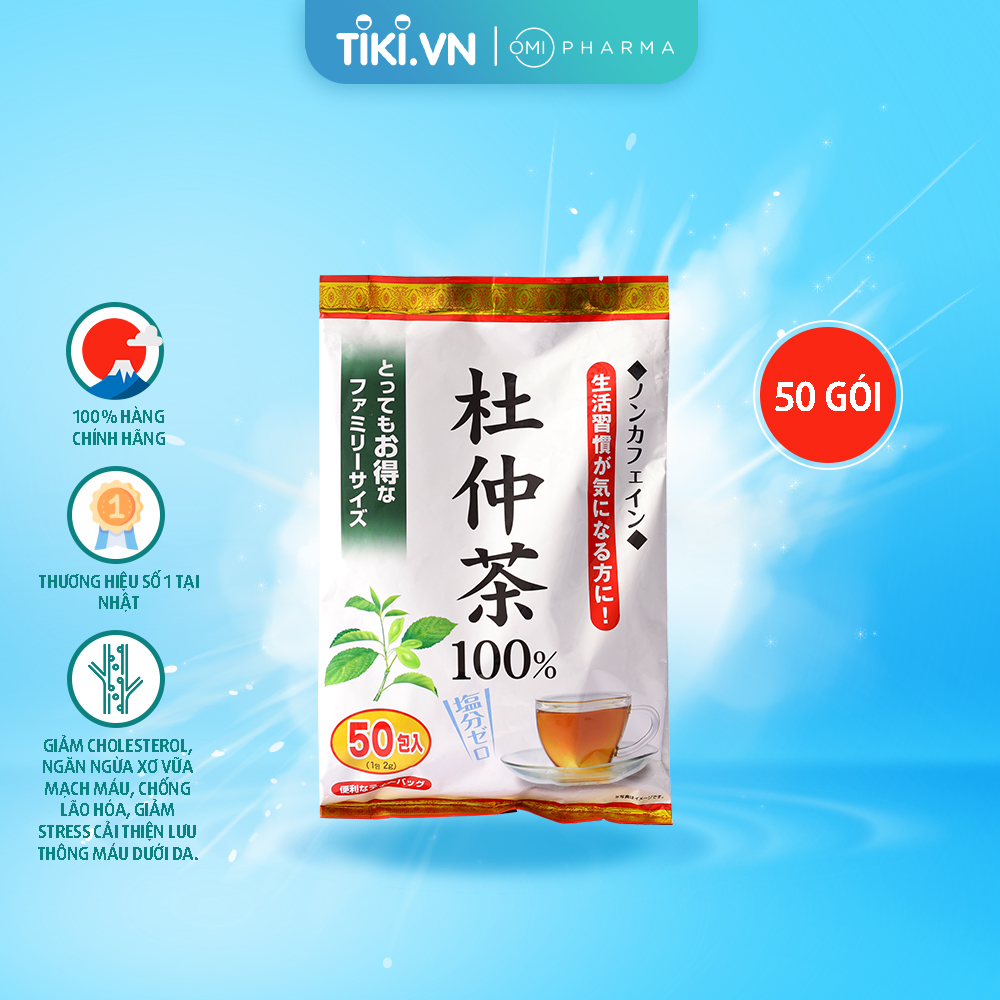 Trà Lá Đỗ Trọng Yuwa 100% Lá Đỗ Trọng Giảm Stress, Chống Lão Hóa , Hỗ Trợ Giảm Cân, Tốt Cho Tim Mạch