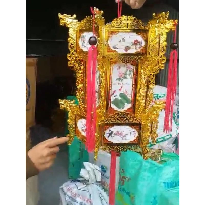 Đèn lồng nhựa lục lăng size lớn