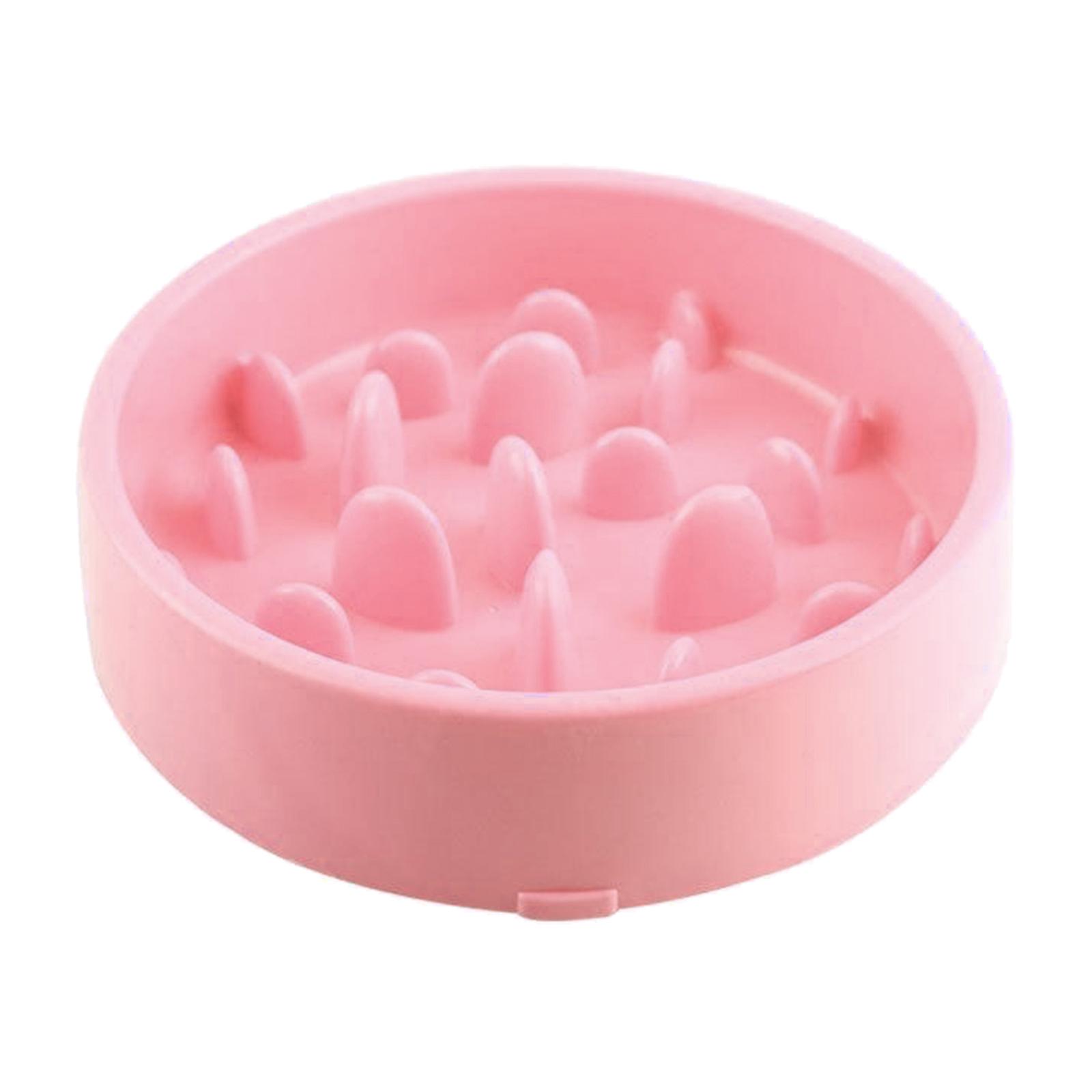 Slow Feeder Dog Bowl Pet Feeder Interactive Bloat Stop Dog Eating Dish Blue