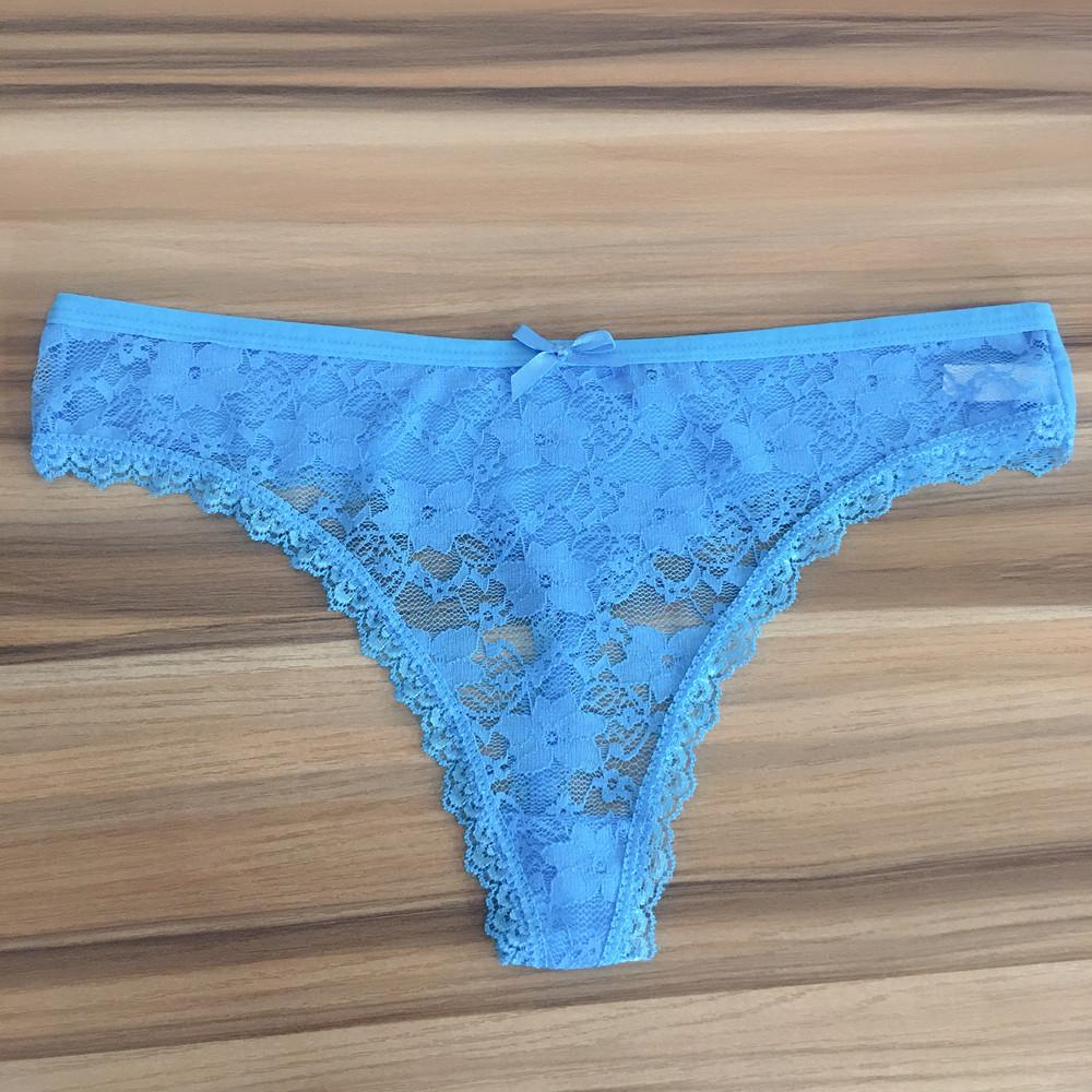 10 Cái/bộ Nữ Ren Thông Quần Lót Nữ Gợi Cảm G Dây Áo Lót Femme Size Lớn Quần Lót Nữ Cotton Quần Đồng Màu