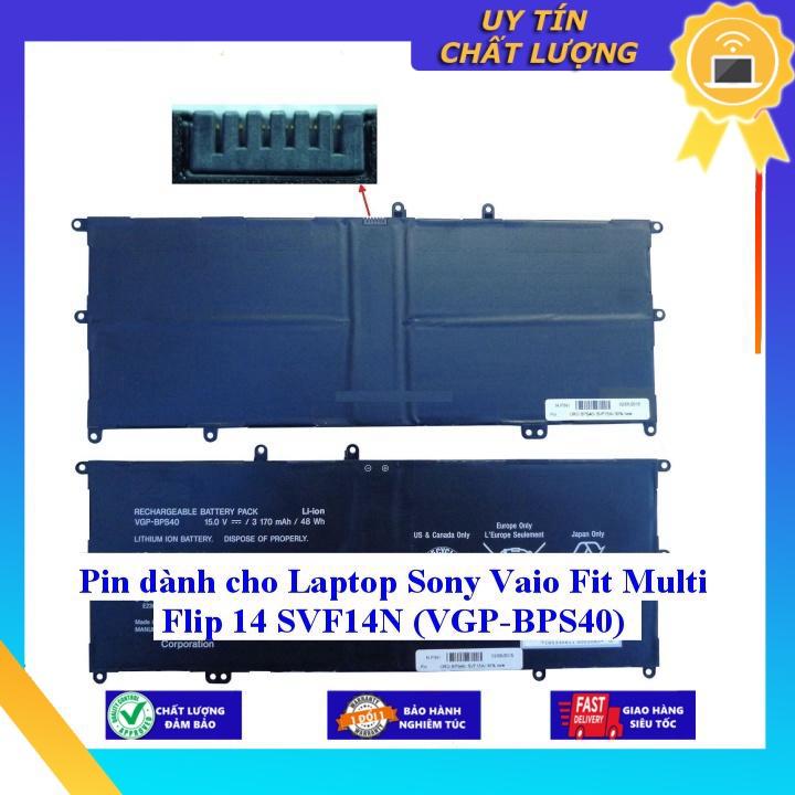 Pin dùng cho Laptop Sony Vaio Fit Multi Flip 14 SVF14N - Hàng Nhập Khẩu New Seal