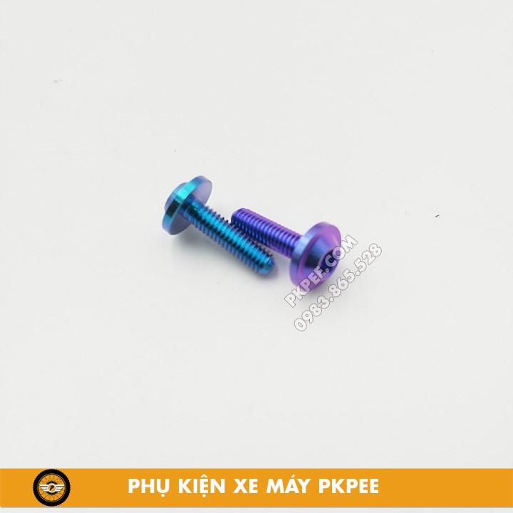 Ốc Titan GR5 Đầu Dù 4Ly gắn nắp bình dầu, bợ cổ Honda,...