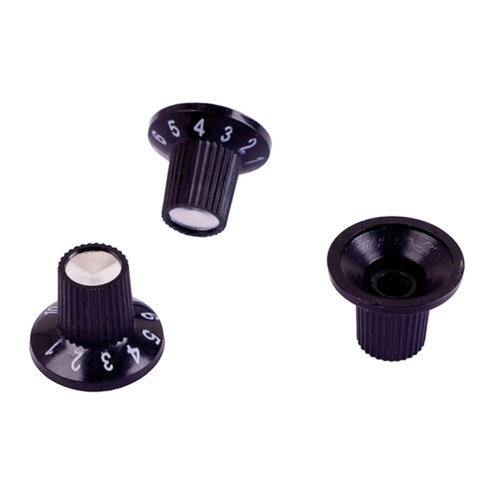 3 Piece Guitar Bass Amp Knobs