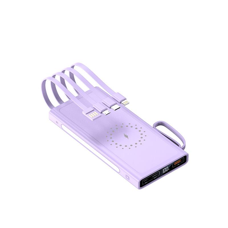 Đảm bảo chất lượng di động mới siêu mỏng khép kín sạc không dây kho báu 20000 mAh dung lượng lớn sạc nhanh năng lượng di động quà tặng