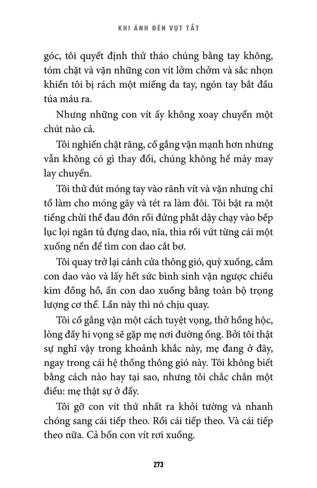 Khi Ánh Đèn Vụt Tắt (Tiểu Thuyết)