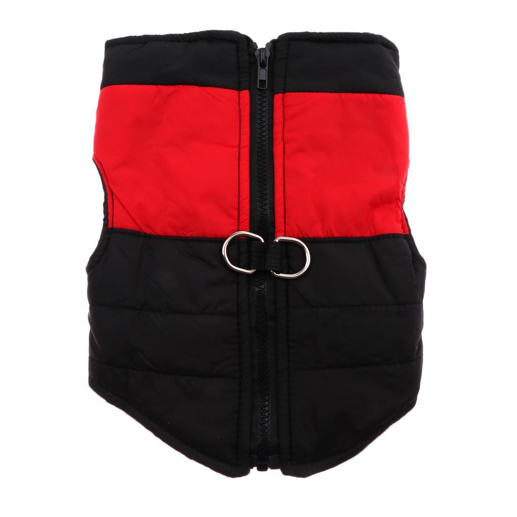 Dog Winter Warm Coat Vest Waterproof Jacket Down Vest Puppy Clothes