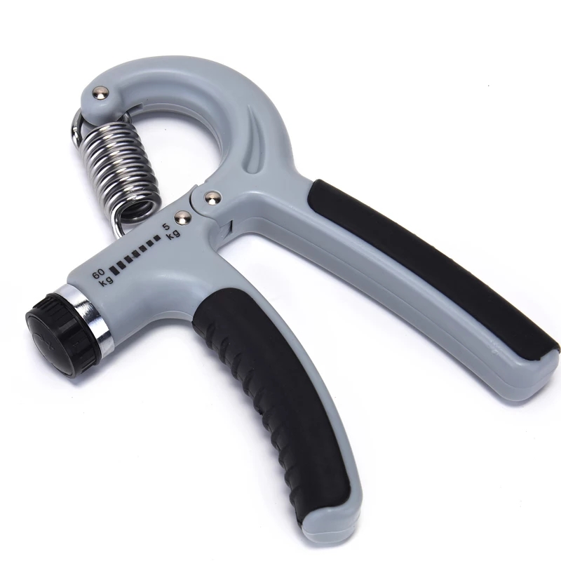 Combo Bộ Dây Cao Su Đàn Hồi Ngũ Sắc Tập Gym Tại Nhà và Kìm Bóp Cơ Tay 5-60kg + Màu Ngẫu Nhiên Dành Cho Mọi Lứa Tuổi