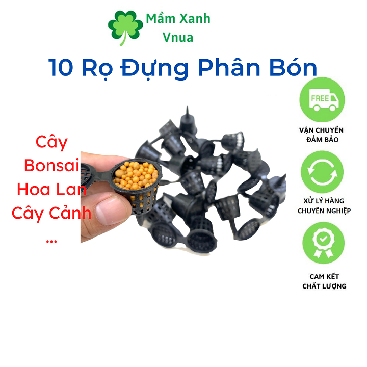 10 Rọ Đựng Phân Bón Tan Chậm - Rọ Đựng Phân Bón Chuyên Dụng Cây Bonsai, Hoa Lan