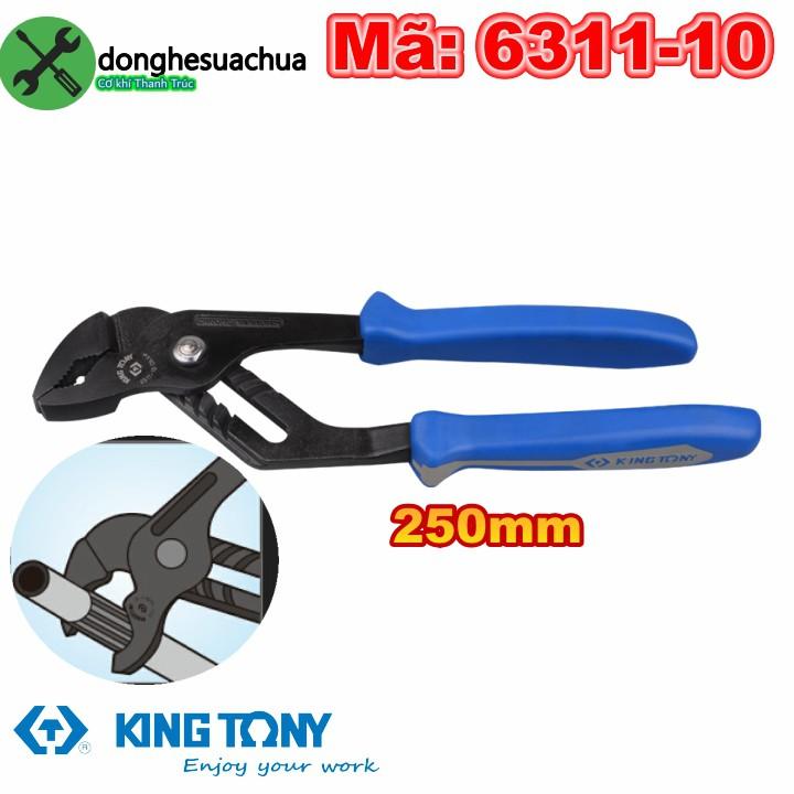 Kềm mỏ quạ Kingtony cán xanh 6511-10 250mm