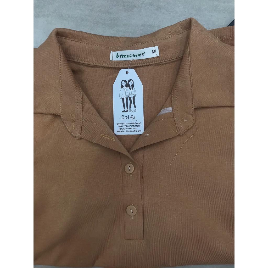 Áo thun cổ polo xếp - 42264