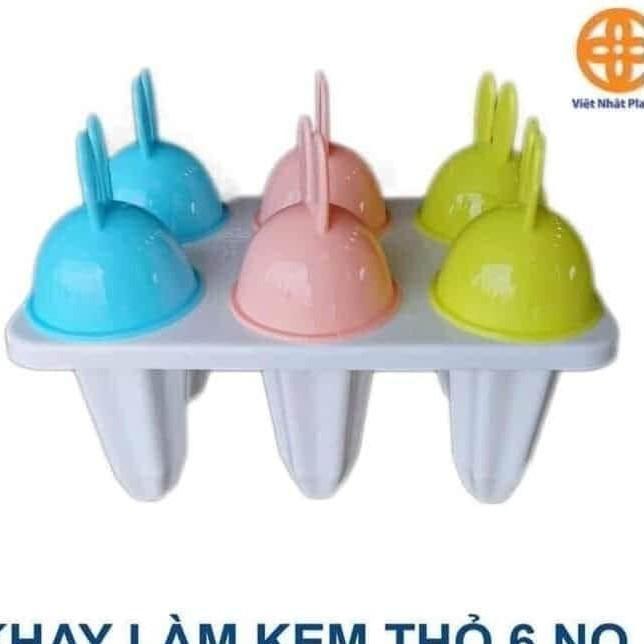 Bộ khuôn kem tai thỏ, khuôn kem tay tròn tiện dụng