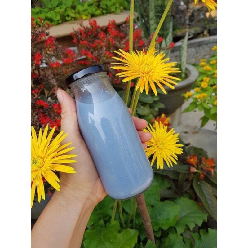 10 Chai Tinh 200Ml Nắp Thiếc . Chai Thuỷ tinh tròn