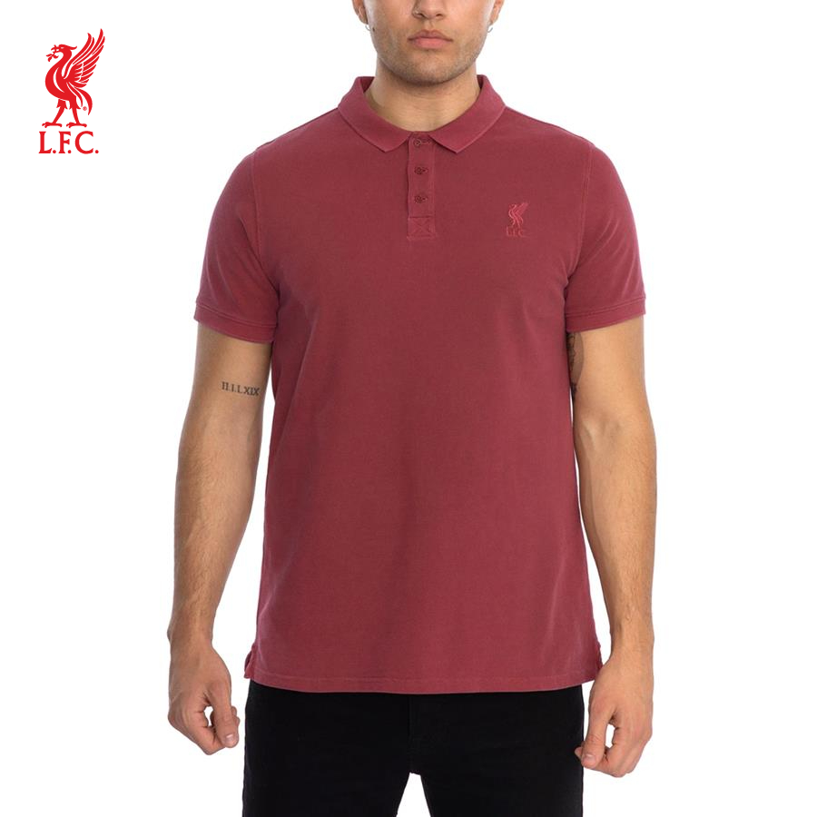 Áo thun polo tay ngắn thể thao nam LFC INT LAUNDERED POLO - RED - A15526