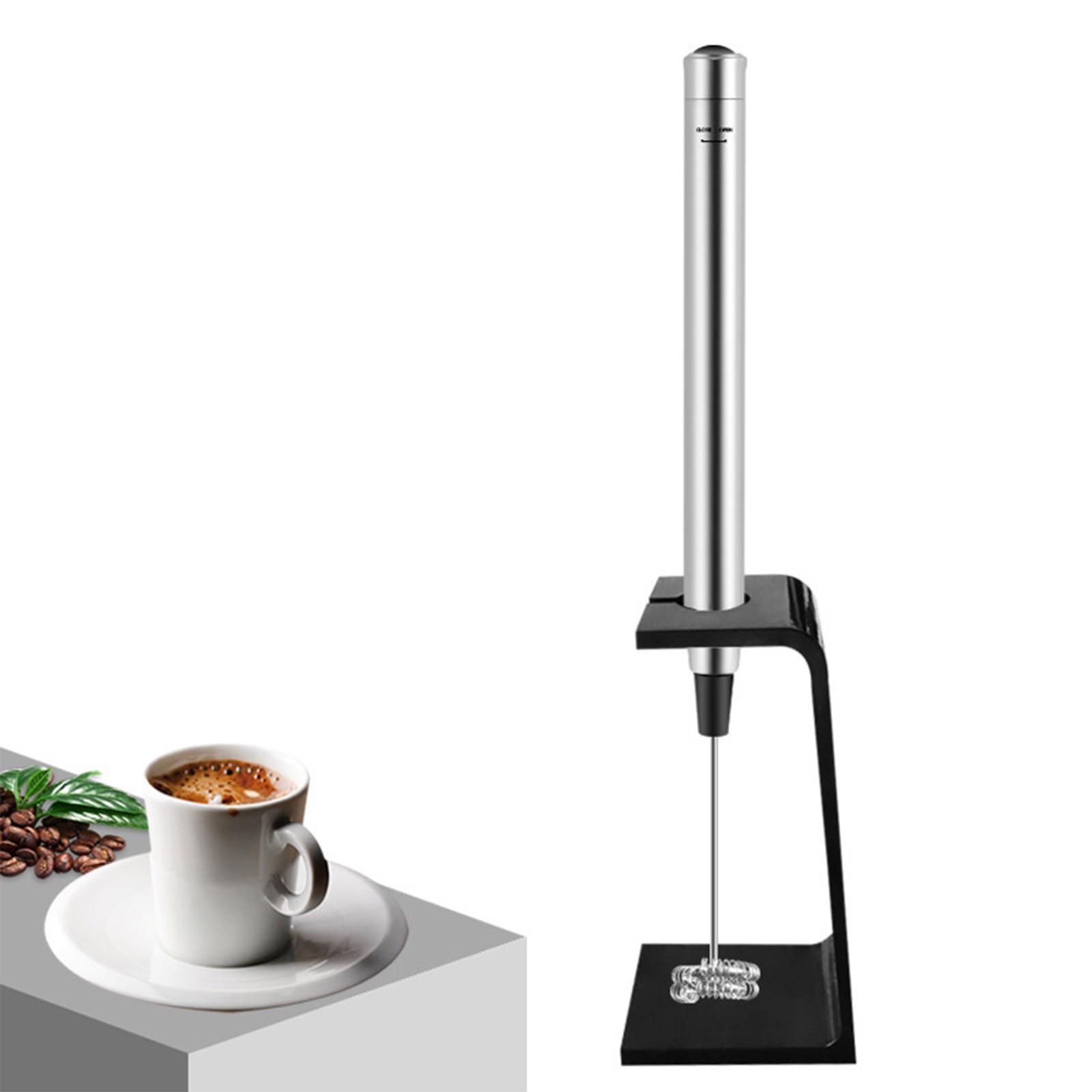 Electric Milk Frother Mini Blender with Stand Egg Whisk Stirrer for Matcha