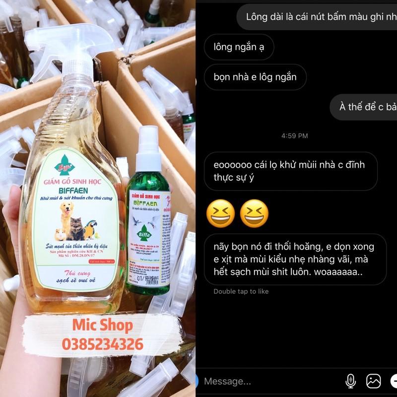 Xịt khử mùi và sát khuẩn Biffaen cực kì tốt