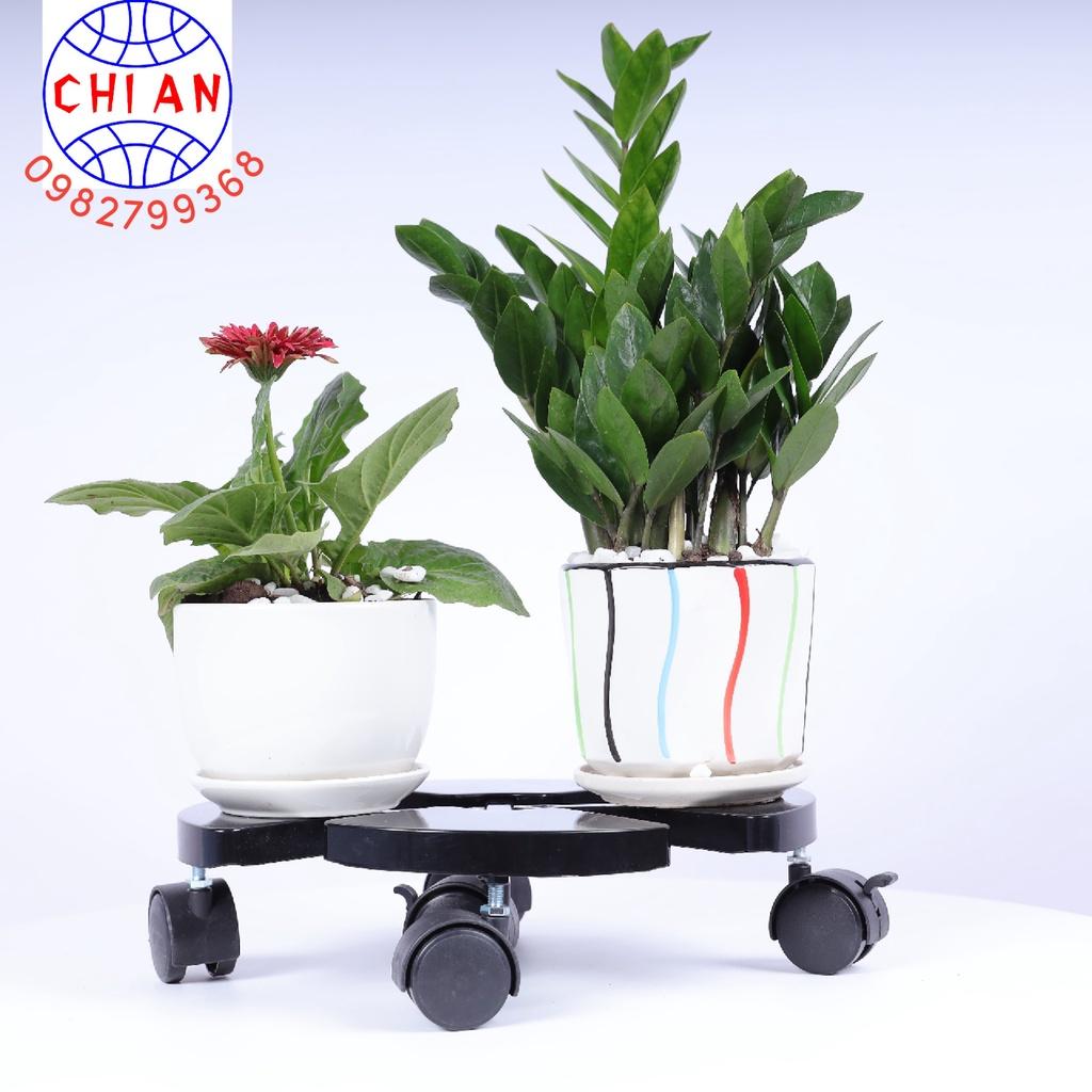 Combo 3 chiếc Đế lót chậu cây có bánh xe - CA001 - thiết kế thông minh tuỳ chỉnh kích thước chịu tải trọng 120kg