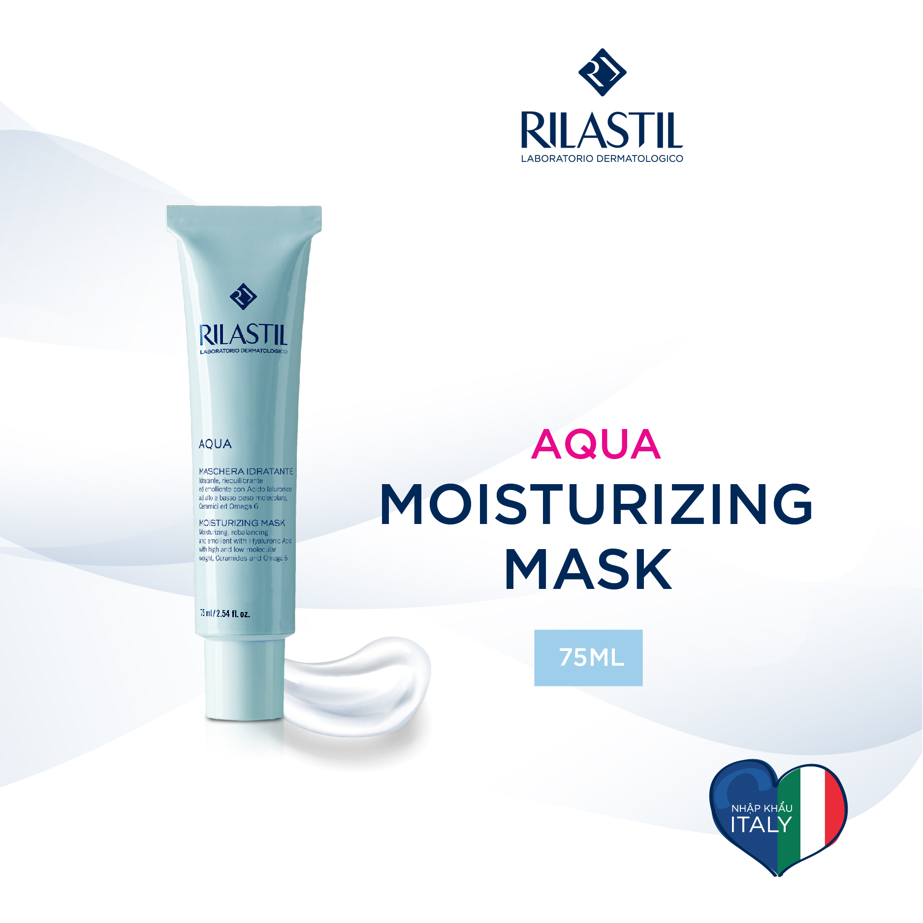 Mặt nạ cấp ẩm - RILASTIL AQUA MOISTURIZING MASK