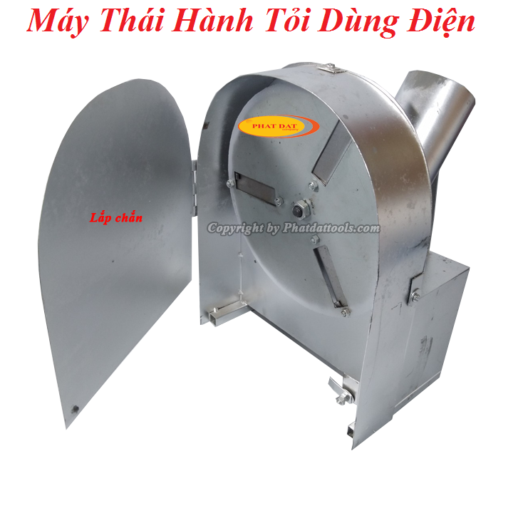 Máy Thái Hành, Tỏi Dùng Motor - Thái Cực Nhanh 200kg 1giờ