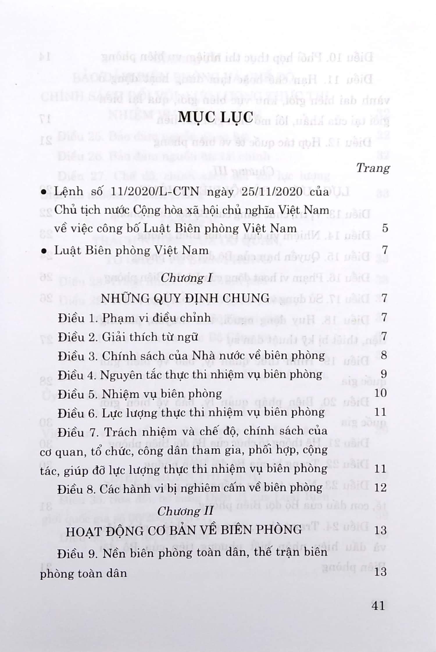Luật Biên Phòng Việt Nam