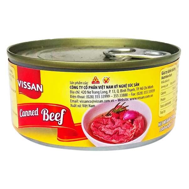 Combo 4 hộp Bò Hầm Vissan (150g)