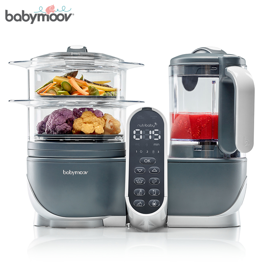 MÁY XAY HẤP ĐA NĂNG NUTRIBABY 5IN1 PLUS BABYMOOV BM14878