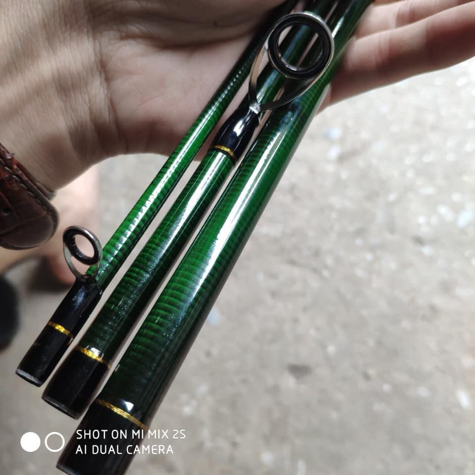 Cần lure 4 khúc có cả dùng máy đứng và máy ngang Cemreo Macans màu cực đẹp