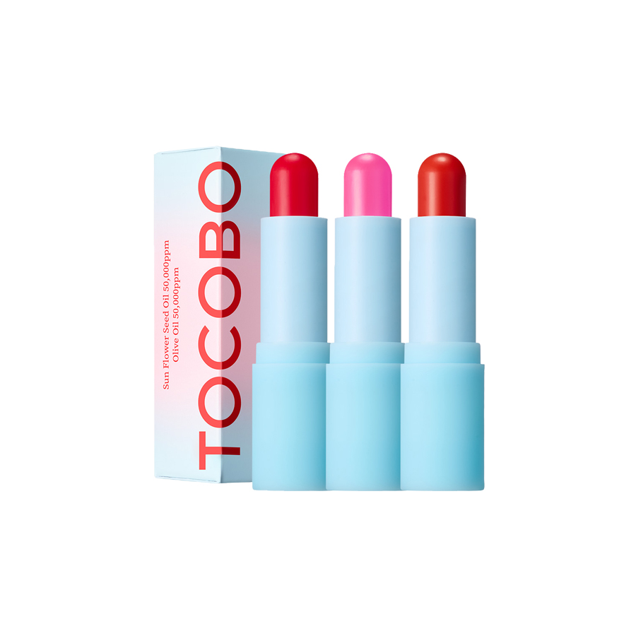 Son Dưỡng Môi Dưỡng ẩm, nuôi dưỡng đôi môi căng mọng Tocobo Glow Ritual Lip Balm 001 Coral Water 3.5gr