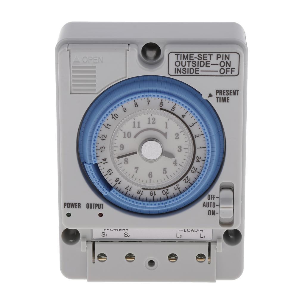 Analog Time Switch for Outdoors, Socket Switch,