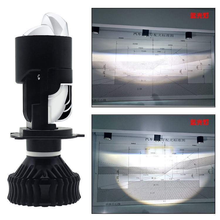 Đèn pha Led bi cầu Ô tô, Xe máy Y9S 65W mẫu mới cải tiến có pha LAZE siêu sáng hàng víp xem video, phụ kiện đồ chơi xe hơi
