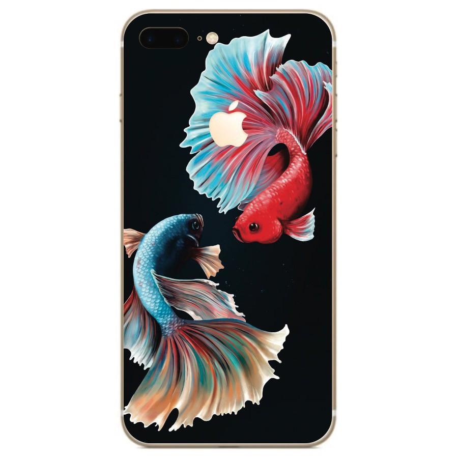 Miếng Dán Skin 3D mặt lưng dành cho điện thoại iphone 7 / 7plus/ 8 / 8plus/ chống trầy xước, hình ảnh 3D sắt nét