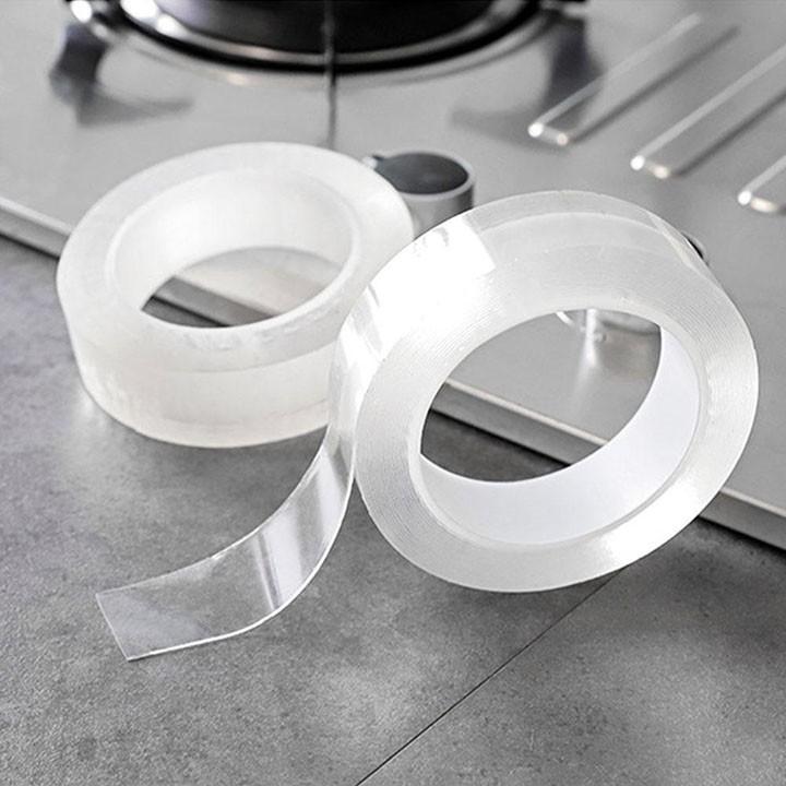 Băng keo dán dính trắng và 2 mặt đa năng trong suốt 3m siêu dính supercheap